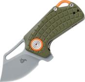 BF761OD - Couteau BLACK FOX Puck G10 Vert