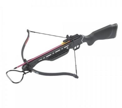 CROSSBOW9 - Pistolet Arbalète à Crosse Noire 150 Lbs