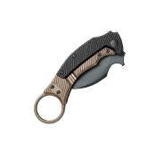 FX.591TICBR - Couteau FOX Karambit BlackBird Black/Bronze