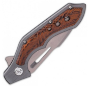 GH5108 - Couteau HIBBEN Hurricane Wooden Linerlock