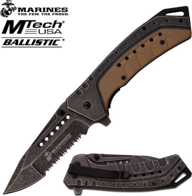 USMA1044BT - Couteau MTECH MARINES Iron Clap