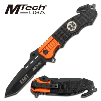 MT740EM - Couteau MTECH USA Rescue Linerlock EMT