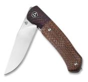 QS137B - Couteau QSP Gannet Carbone Micarta