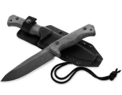 T6BCVB - Poignard LIONSTEEL T6 Micarta Noir Blackwash