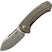 MKLS02GCT - Couteau MKM Colvera Micarta Vert/Titanium par LION STEEL