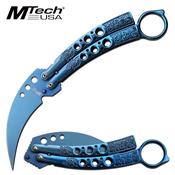 MT1169BL - Couteau Papillon MTECH Training Blue