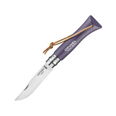 OP002204 - Couteau OPINEL Baroudeur N° 6 VRI Violet à Lacet