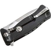 SR11ABS - Couteau LION STEEL SR11 Aluminium noir avec Clip