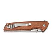 01MB723 - Couteau BOKER MAGNUM Straight Brother Wood