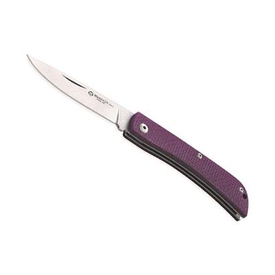 MAS163MR - Couteau MASERIN Scout Micarta Rouge/Violet