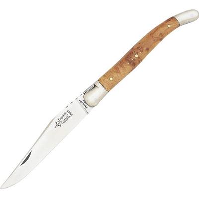 GD26112 - Couteau Laguiole G. DAVID Genevrier Mitres Inox Mat 12 cm