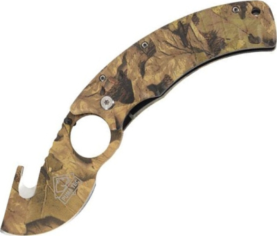 304712 - Couteau PUMA-TEC Chasse Camo 12 cm Inox + Clip