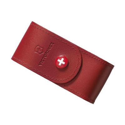 4.0521.1 - Etui VICTORINOX 15 à 23 Pièces Cuir rouge