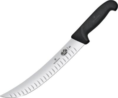 5.7323.25 - Couteau Abattre VICTORINOX 25 cm Alvéolé Noir