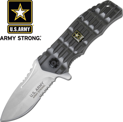 USAA1019SL - Couteau US ARMY Army Strong Tanker Gris