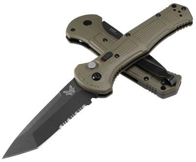 BEN9071SBK-1 - Couteau Automatique BENCHMADE Claymore Ranger Green