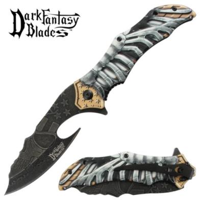DF077GL - Couteau DARK FANTASY BLADES Ouverture Assistée Grey 
