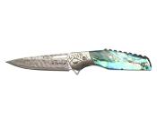 ER2010DM - Couteau de Poche ELK RIDGE Abalone Damas