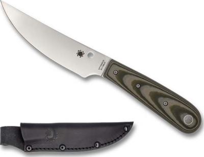 FB46GPOD -  Couteau Fixe SPYDERCO Bow River Tan Desert et OD Green