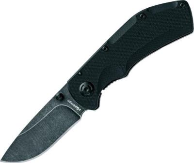 FE.023 - Couteau FOX EDGE Pop Smoke G10 Noir Blackwash