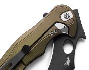 LE2A.GB - Couteau LIONSTEEL Karambit L.E.ONE MID Vert