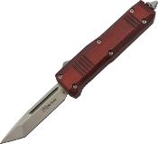 MKO4G10RT - Couteau Automatique MAX KNIVES Rouge Lame Tanto