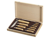 OP11311 - Coffret Bois de 10 Couteaux OPINEL Inox N2 au N12