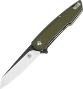 QS108B - Couteau QSP Phoenix G10 Vert