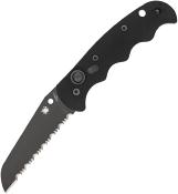 C165GSBBK2 - Couteau Automatique SPYDERCO Autonomy G-10 Noir