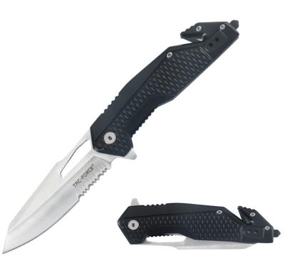 TF2015BK - Couteau Rescue TAC FORCE Ouverture Assistée Black