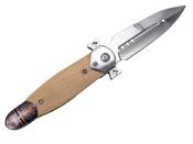 TH.N120B - Pliant THIRD Templier Hêtre 11 cm Inox