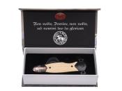 TH.N120N - Pliant THIRD Templier Hêtre 11 cm Inox Noir