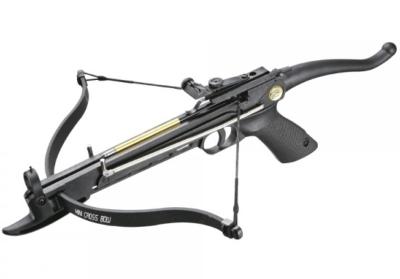 CROSSBOW6 - Pistolet Arbalète Self Cocking 80 Lbs Black