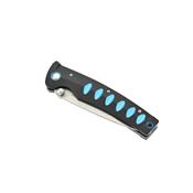 MC41C - Couteau MCUSTA Katana Aluminium noir bleu