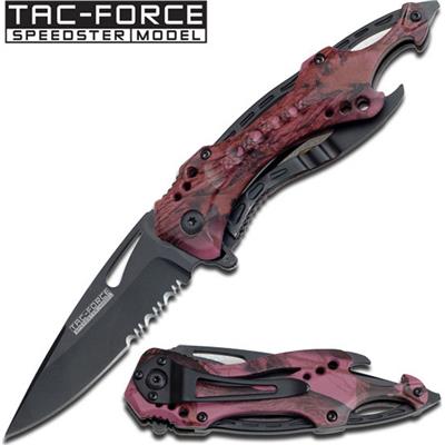 TF705PC - Couteau TAC-FORCE Pink Camo