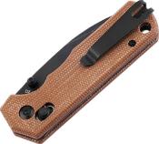 01SC710 - Couteau BOKER MAGNUM Rockstub Brown Micarta