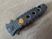 3825 - Couteau TAC FORCE Police Speedster Blue