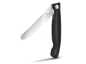 6.7833.FB - Couteau Office Pliant VICTORINOX Swissclassic 11 cm Noir à Dents