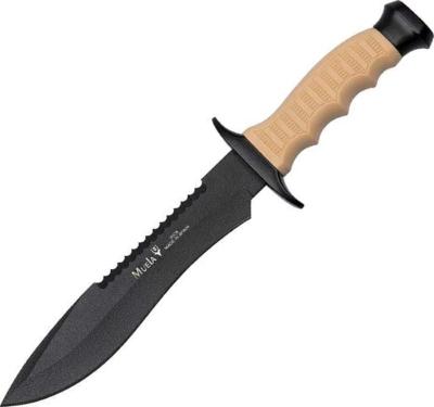 9375 - Couteau de Chasse MUELA 85-181 Noir & Sable 18 cm Inox 