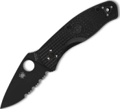 C136PSBBK - Couteau SPYDERCO Lightweight Persistence All Black