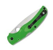 C244PGR - Couteau SPYDERCO Native Chief Salt LC200N Vert