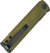 FX.543ALG - Couteau FOX Chnops Aluminium OD Green