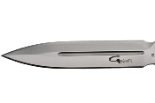 G12-1450 - Couteau Automatique GOLGOTH OTF G12 Custom Titane lame double tranchant numéro 1450
