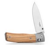 NN2.UL - Couteau LION STEEL Nini Bois d'Olivier Mitre Titanium  