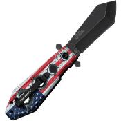 TF1048F - Couteau TAC FORCE American Flag Linerlock A/O 