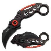 TF578BK - Couteau TAC FORCE Karambit Linerlock Black A/O 