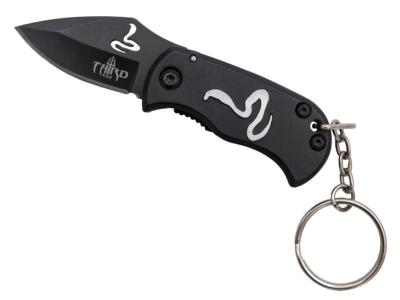 TH.N201C - Porte Clés THIRD Noir Motif Serpent