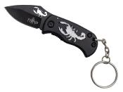 TH.N201S - Porte Clés THIRD Noir Motif Scorpion