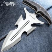 TWOLF1055 - Push Dagger Timber Wolf Great White