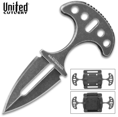 UC1487SW - Undercover Twin Push Daggers UNITED CUTLERY Stonewashed